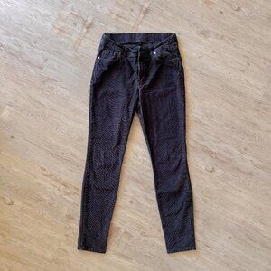 Toad&Co Karuna Corduroy 5-Pocket Skinny Pants / Charcoal Gray